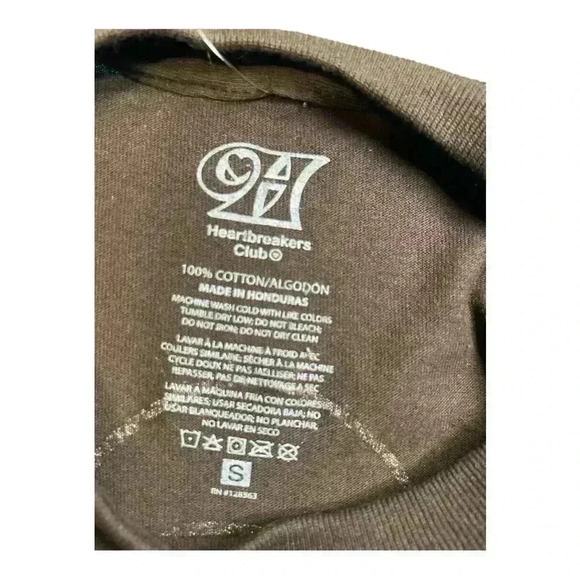 Primitive x Heart Breaker’s Club Brown and White Short Sleeve Tee - Picture 3 of 4